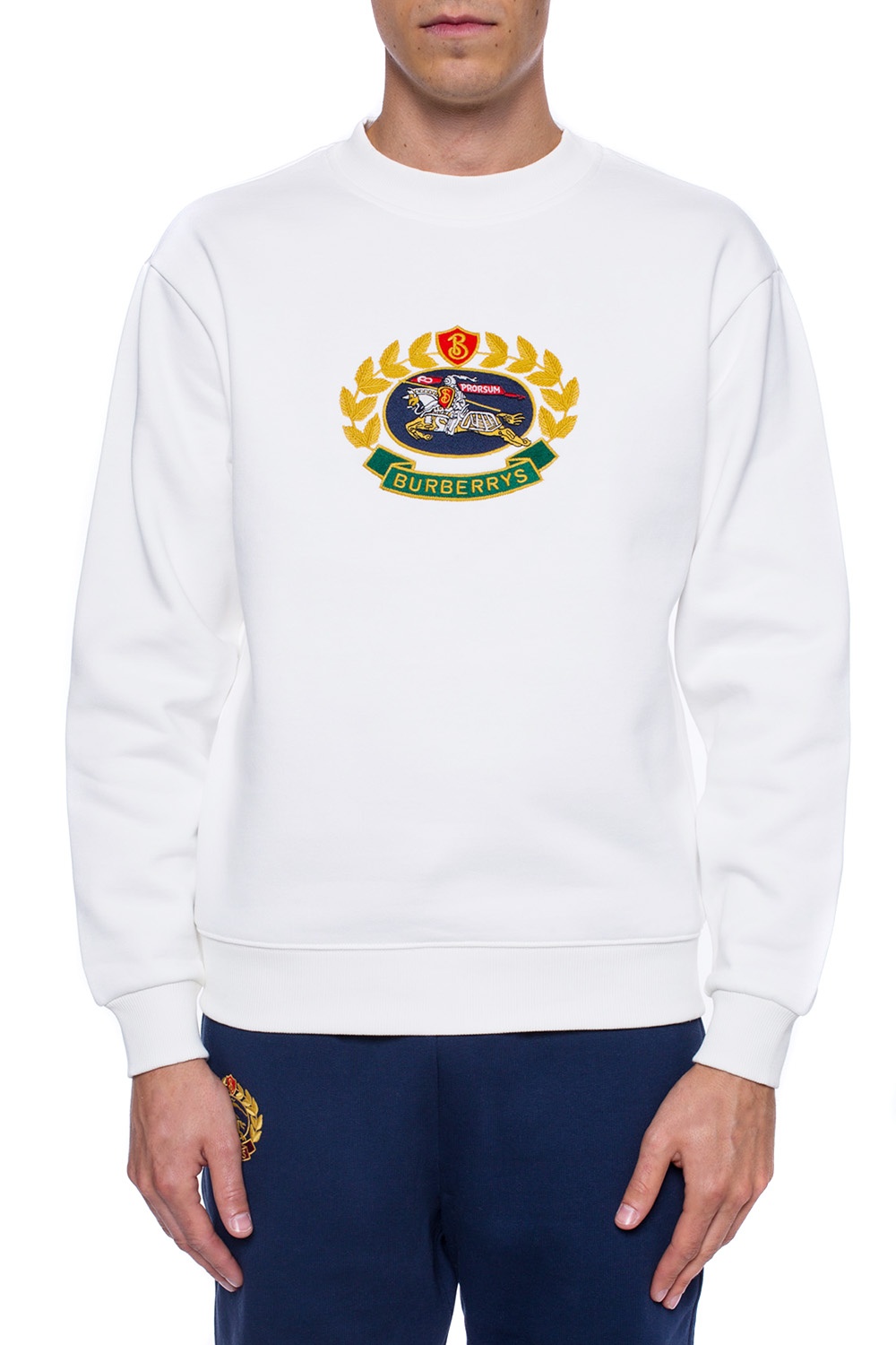 Burberry hotsell embroidered sweatshirt